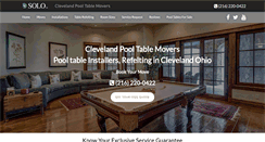 Desktop Screenshot of pooltablemoverscleveland.com